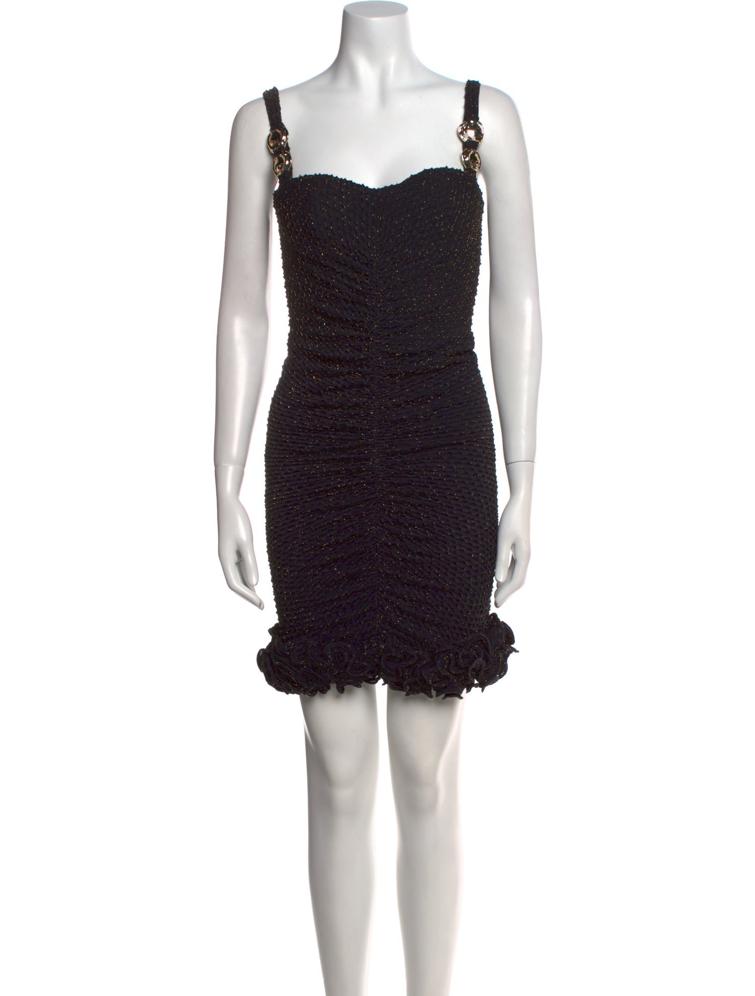 PatBO Square Neckline Mini Dress