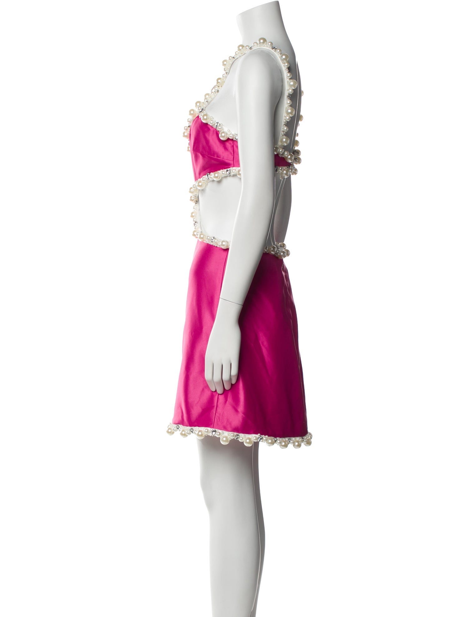 PatBO Halterneck Knee-Length Dress