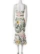 PatBO Floral Print Long Dress