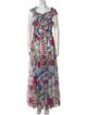 PatBO Floral Print Long Dress