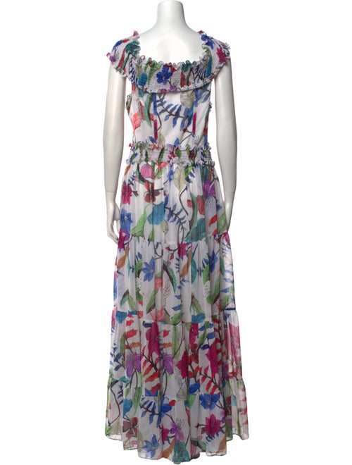PatBO Floral Print Long Dress