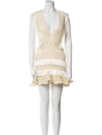 PatBO Printed Mini Dress