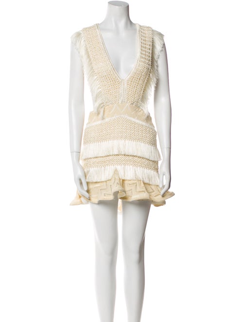 PatBO Printed Mini Dress