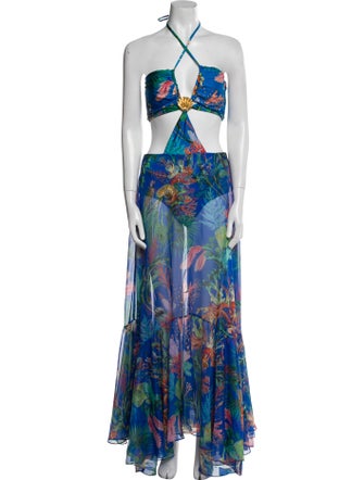 PatBO Printed Midi Length Dress