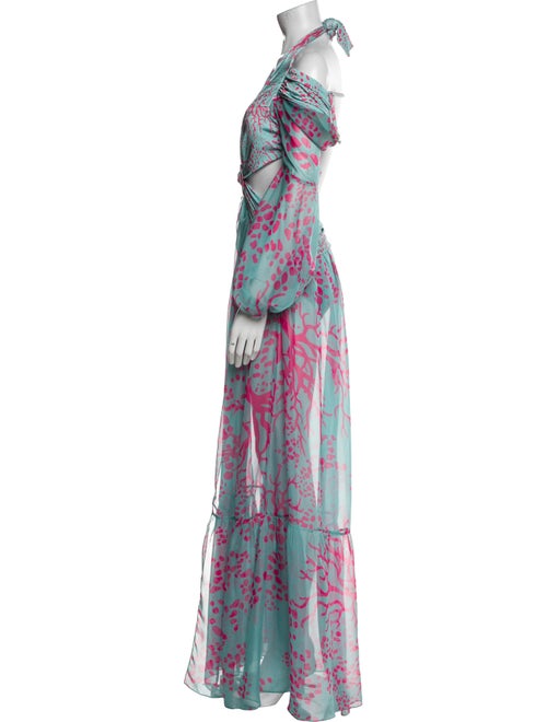 PatBO Printed Long Dress