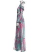 PatBO Printed Long Dress