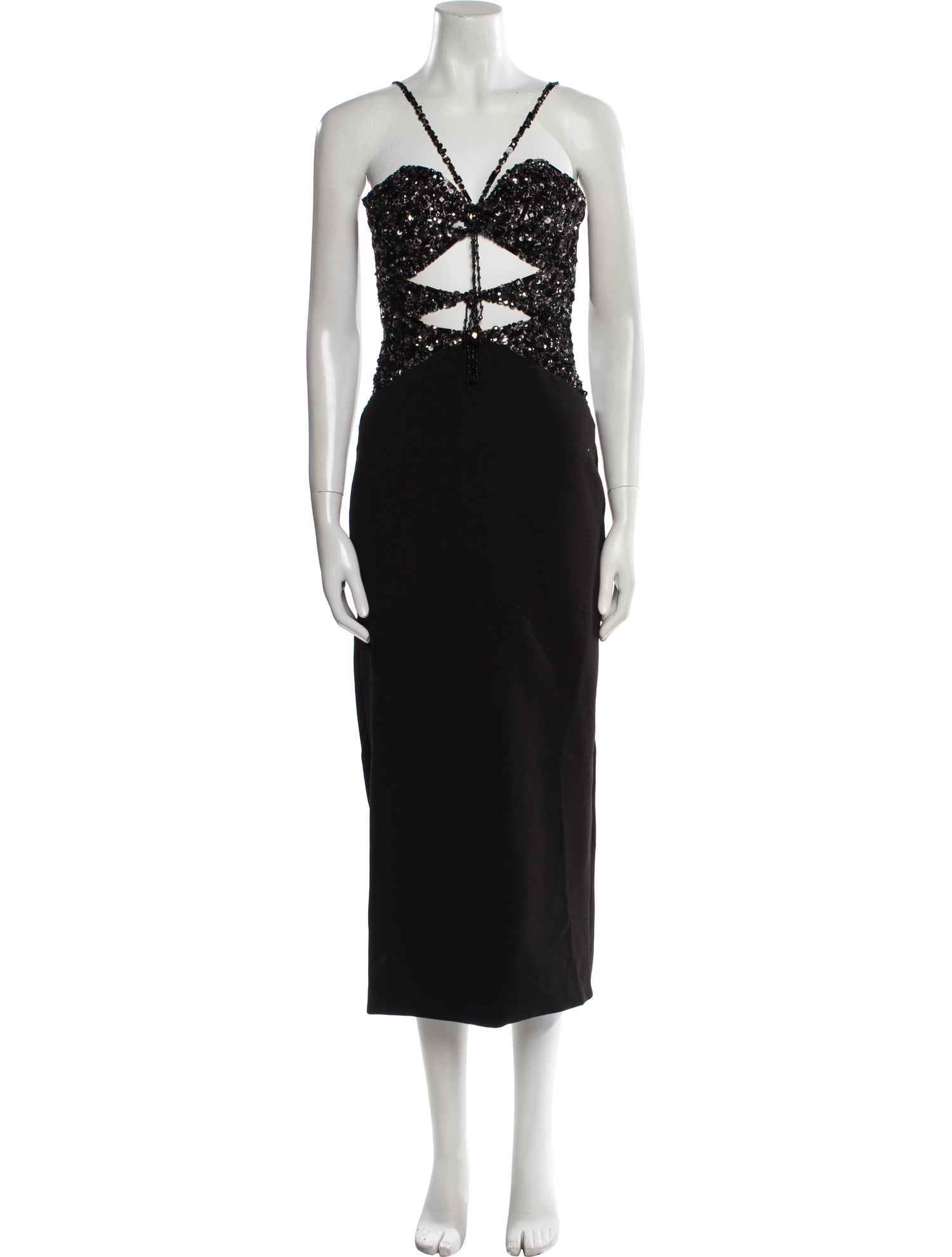 PatBO V-Neck Long Dress