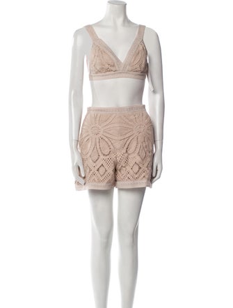 PatBO Lace Pattern Short Set