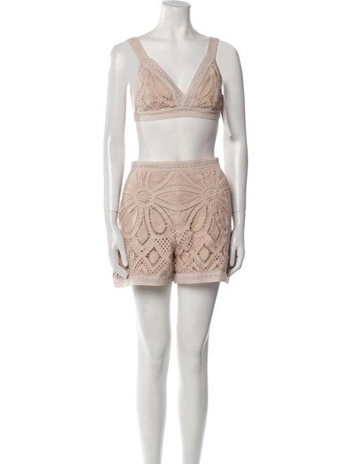 PatBO Lace Pattern Short Set