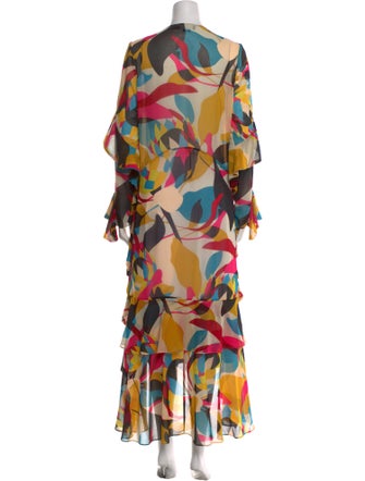 PatBO Printed Long Dress