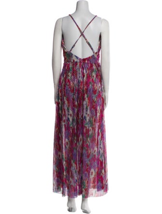 PatBO Printed Long Dress