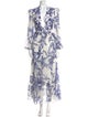 PatBO Floral Print Long Dress
