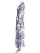 PatBO Floral Print Long Dress