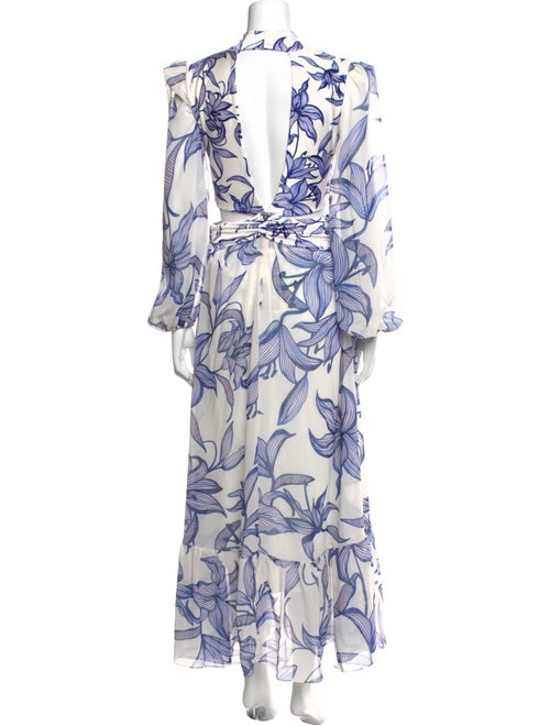 PatBO Floral Print Long Dress