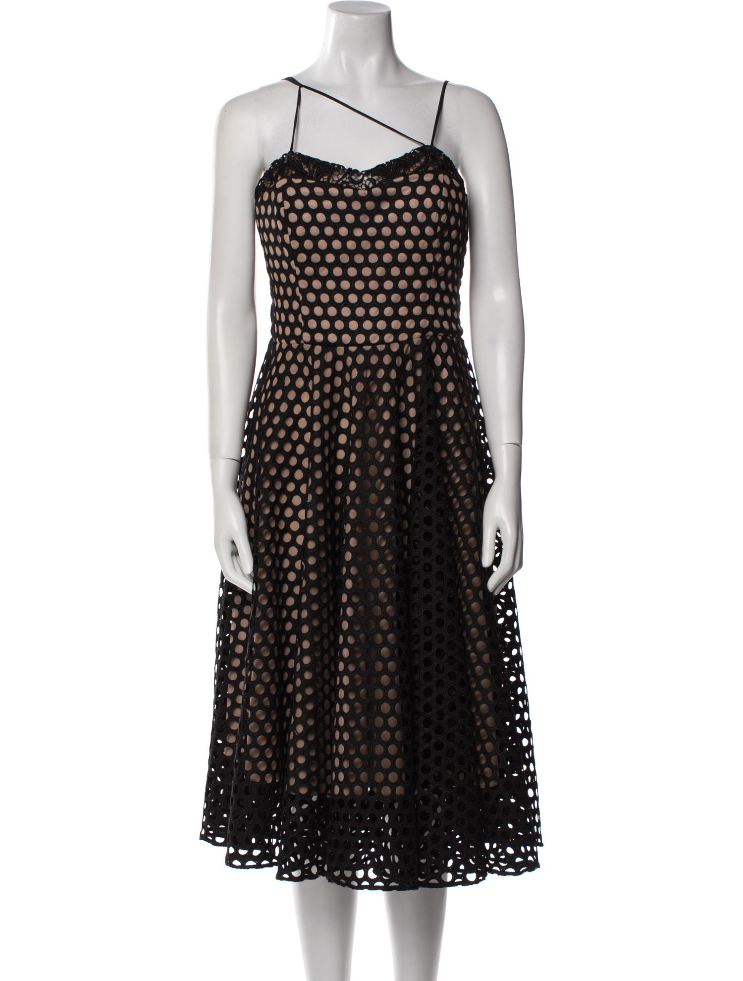 PatBO Lace Pattern Knee-Length Dress