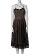 PatBO Lace Pattern Knee-Length Dress
