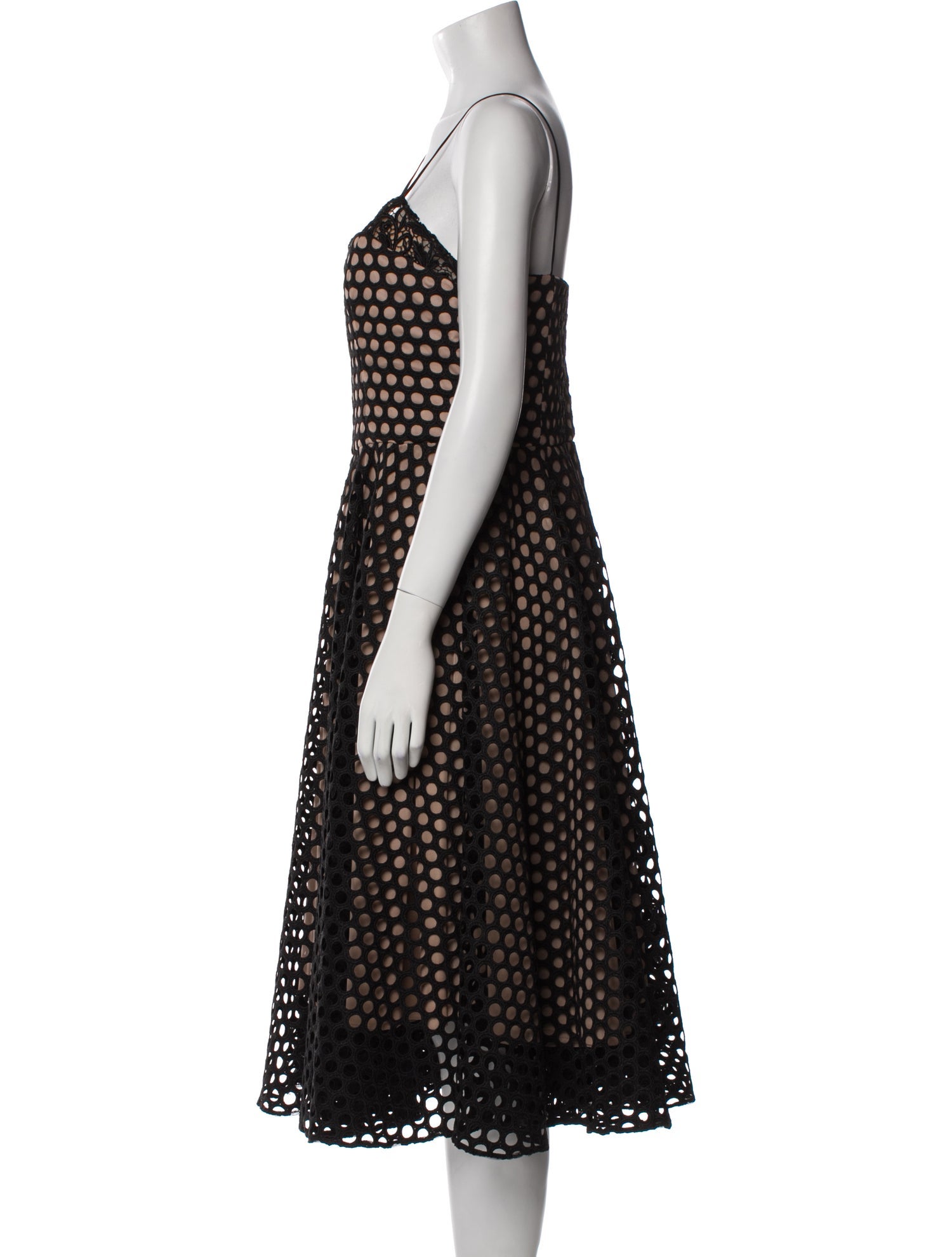 PatBO Lace Pattern Knee-Length Dress