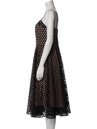 PatBO Lace Pattern Knee-Length Dress