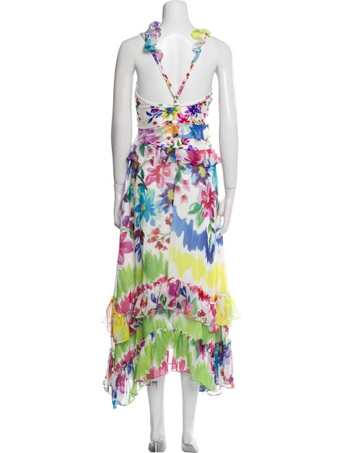 PatBO Floral Print Long Dress