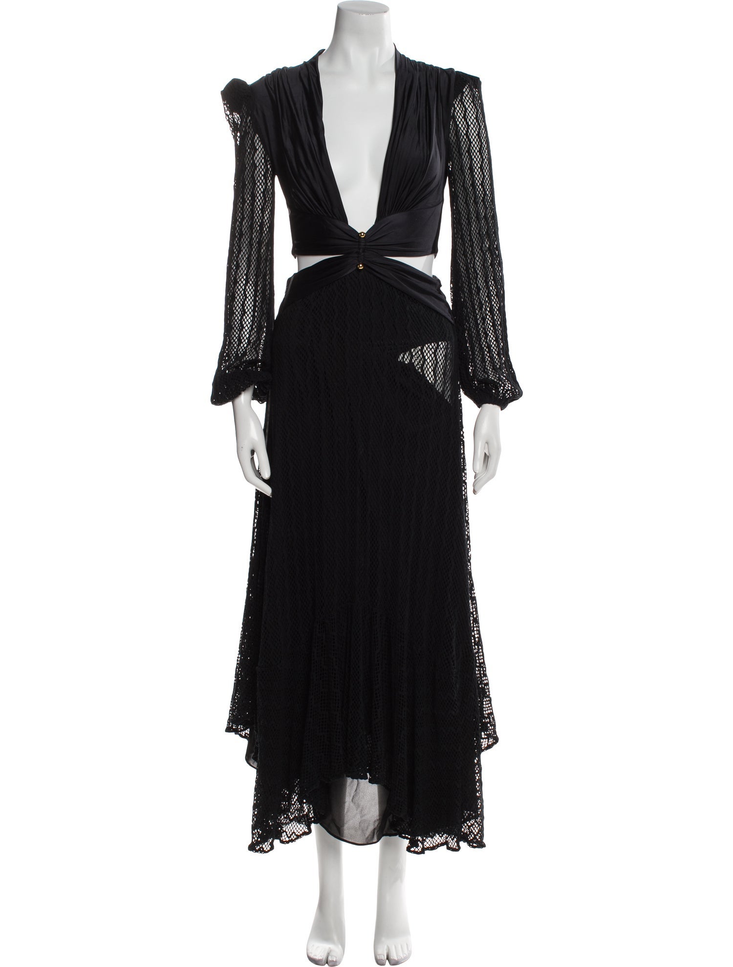 PatBO V-Neck Long Dress