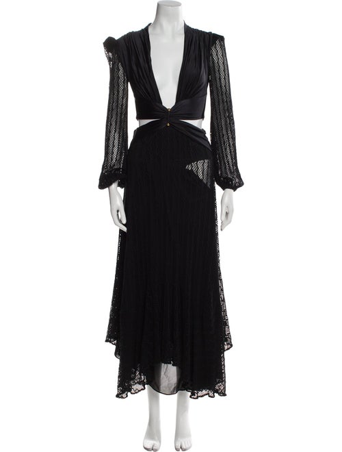 PatBO V-Neck Long Dress