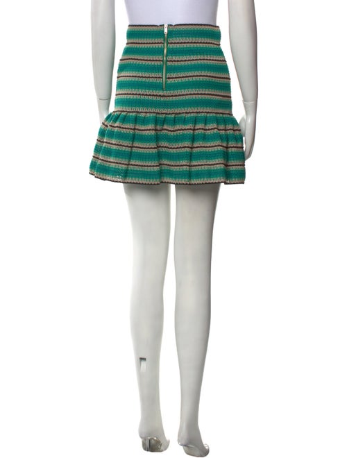 PatBO Striped Mini Skirt
