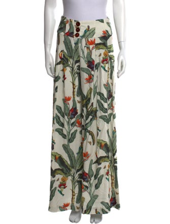 PatBO Printed Wide Leg Pants