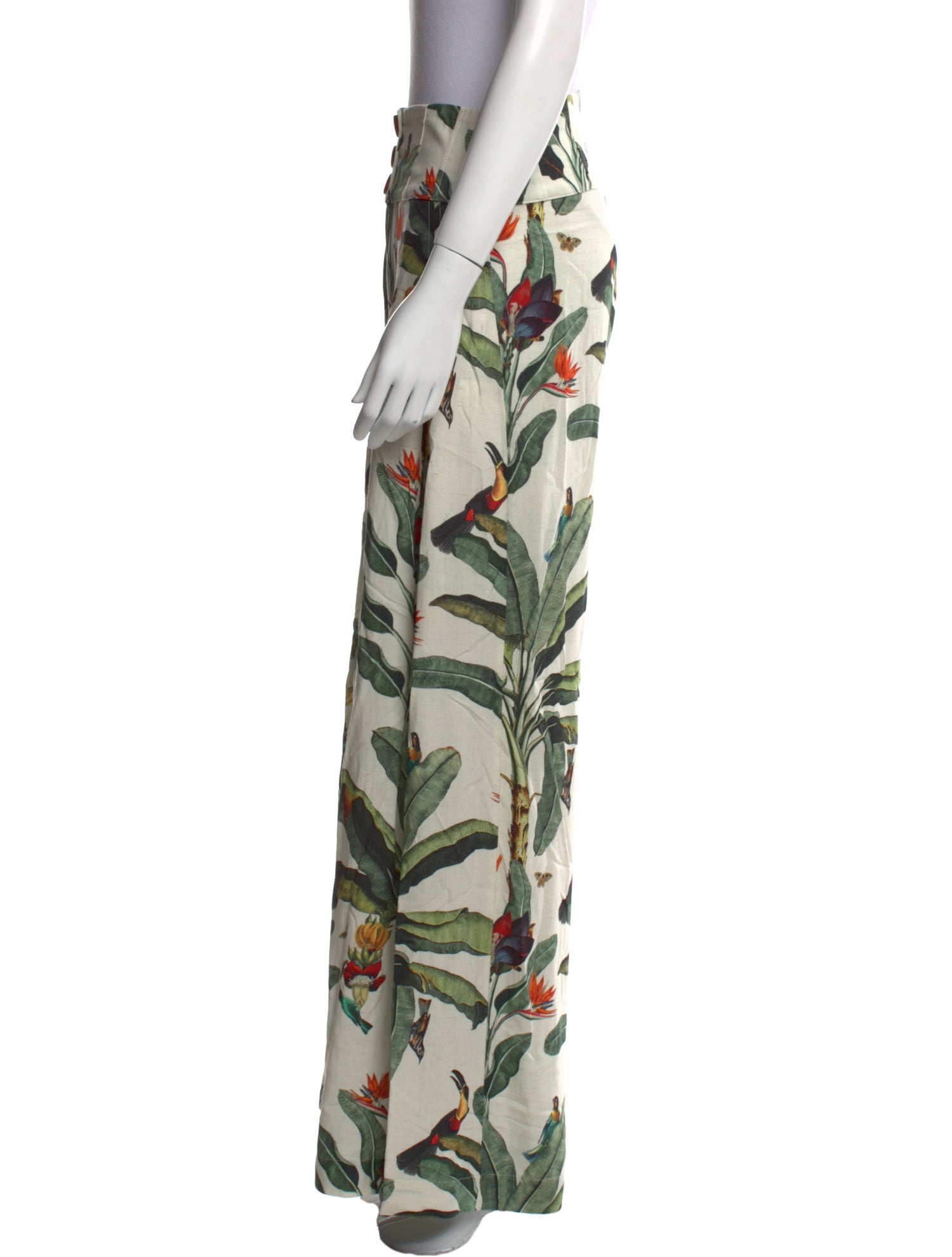 PatBO Printed Wide Leg Pants