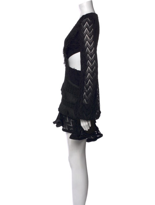 PatBO V-Neck Mini Dress