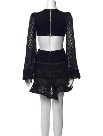 PatBO V-Neck Mini Dress