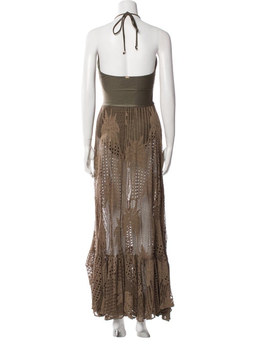 PatBO Halterneck Long Dress