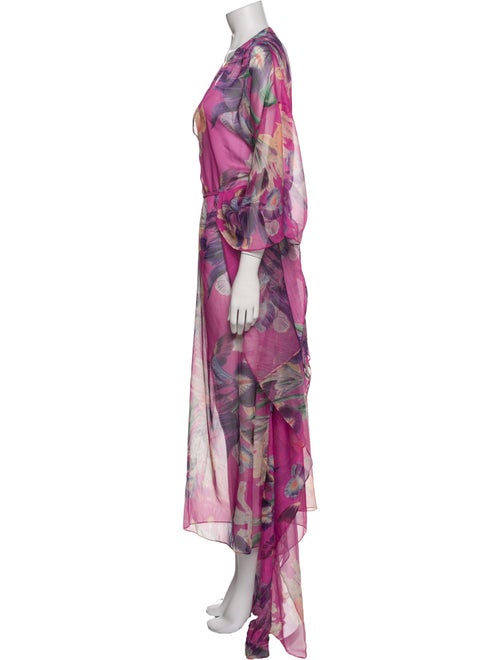 PatBO Floral Print Long Dress