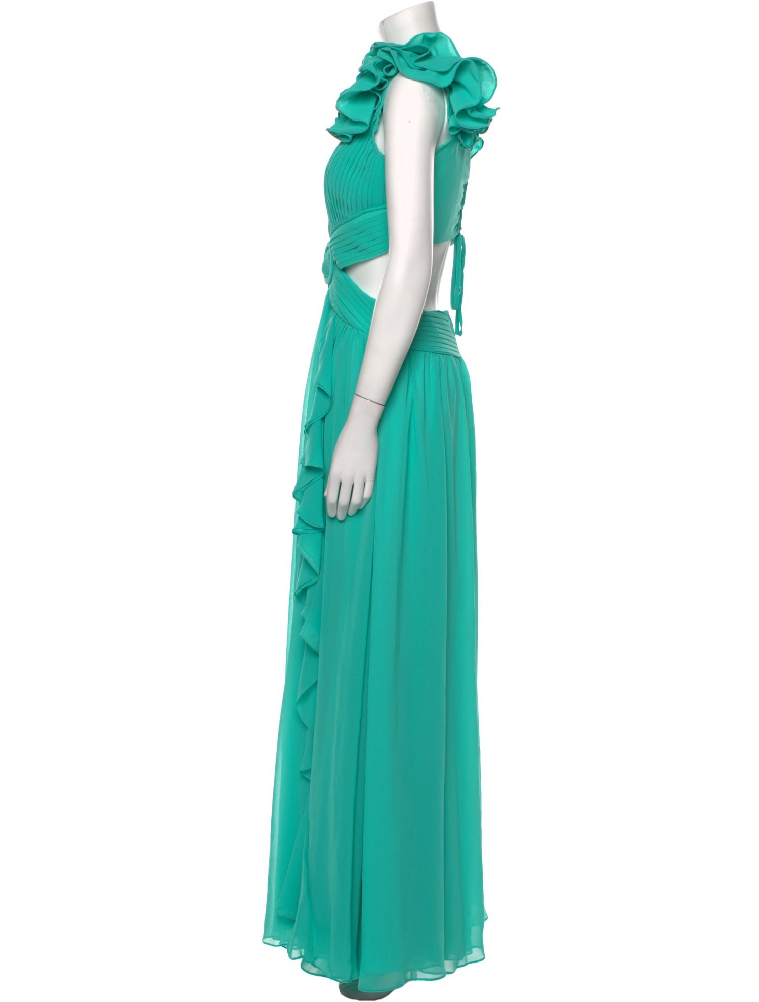 PatBO V-Neck Long Dress
