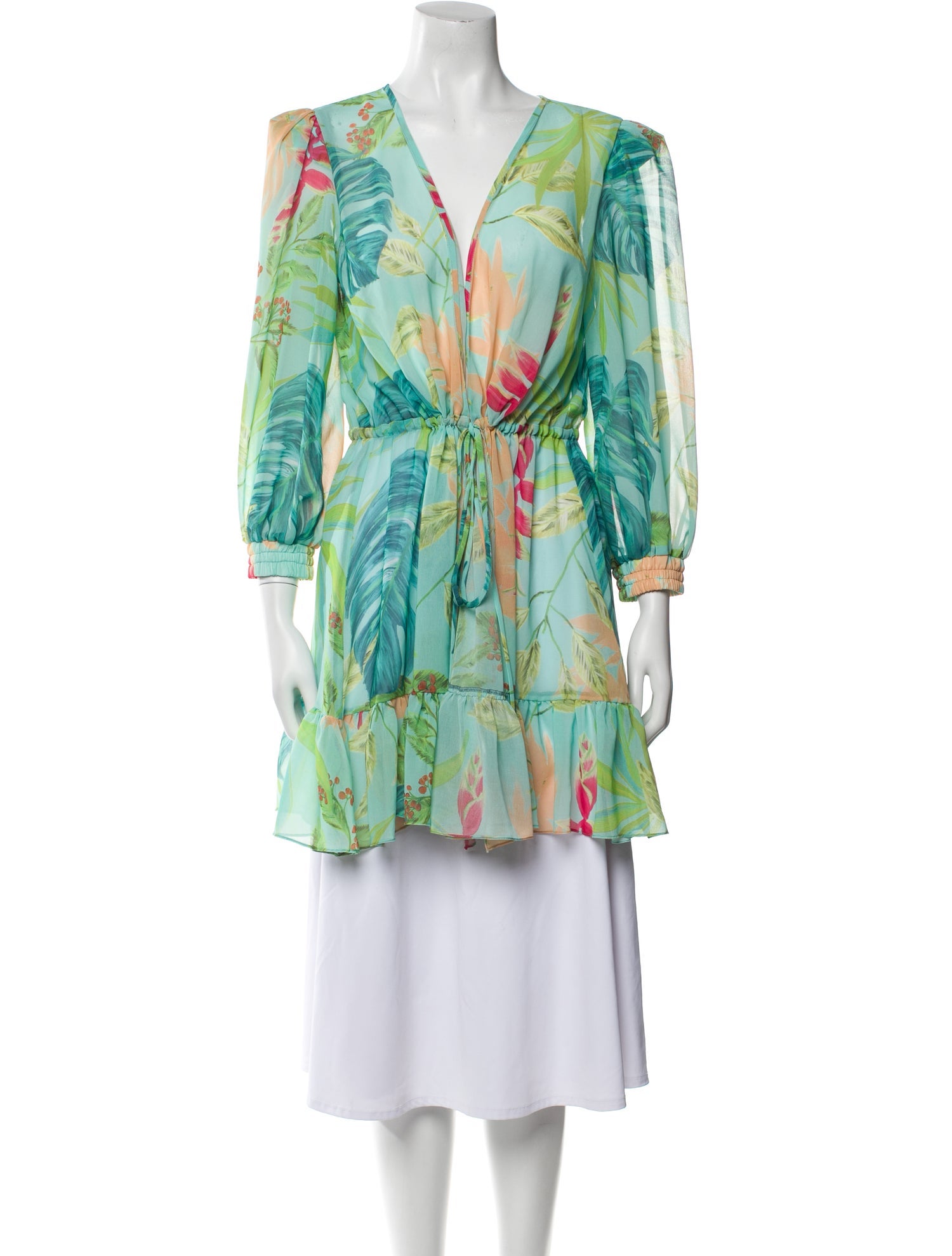 PatBO Printed Mini Dress