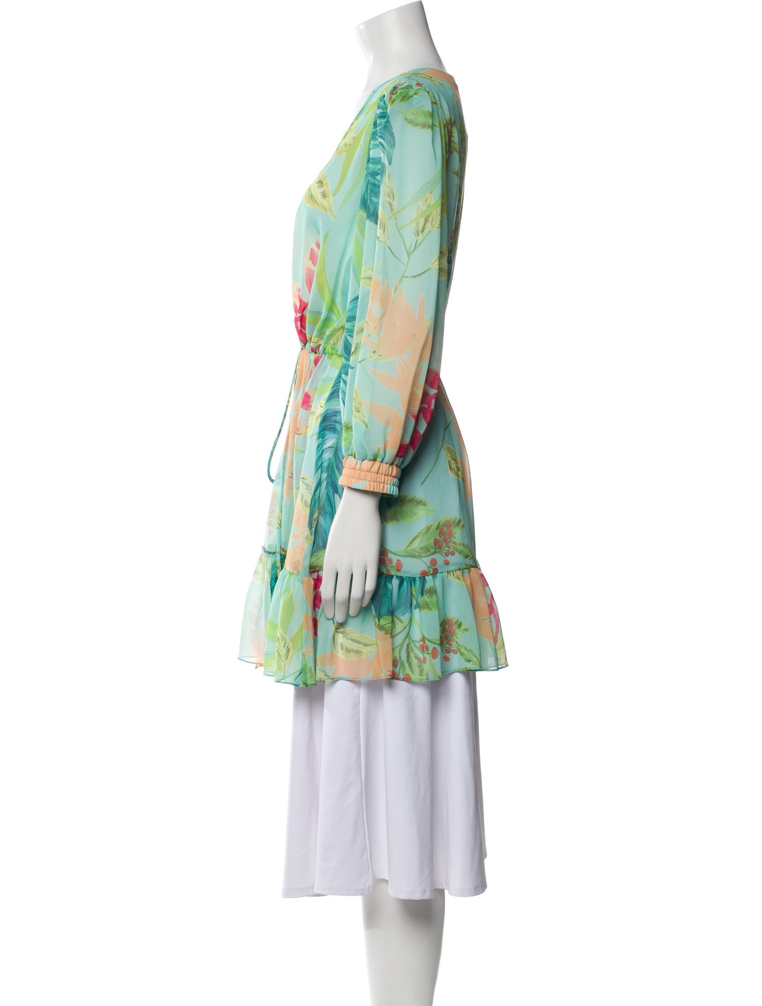 PatBO Printed Mini Dress