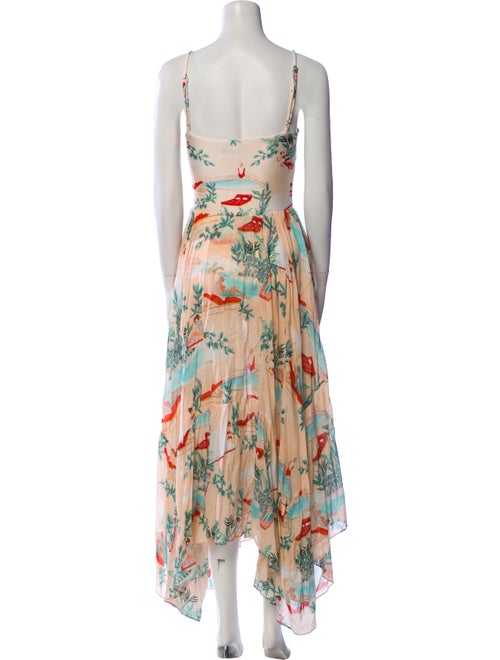 PatBO Printed Long Dress