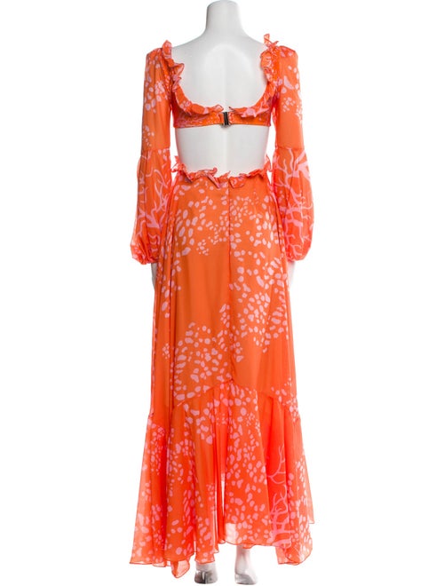 PatBO Printed Long Dress