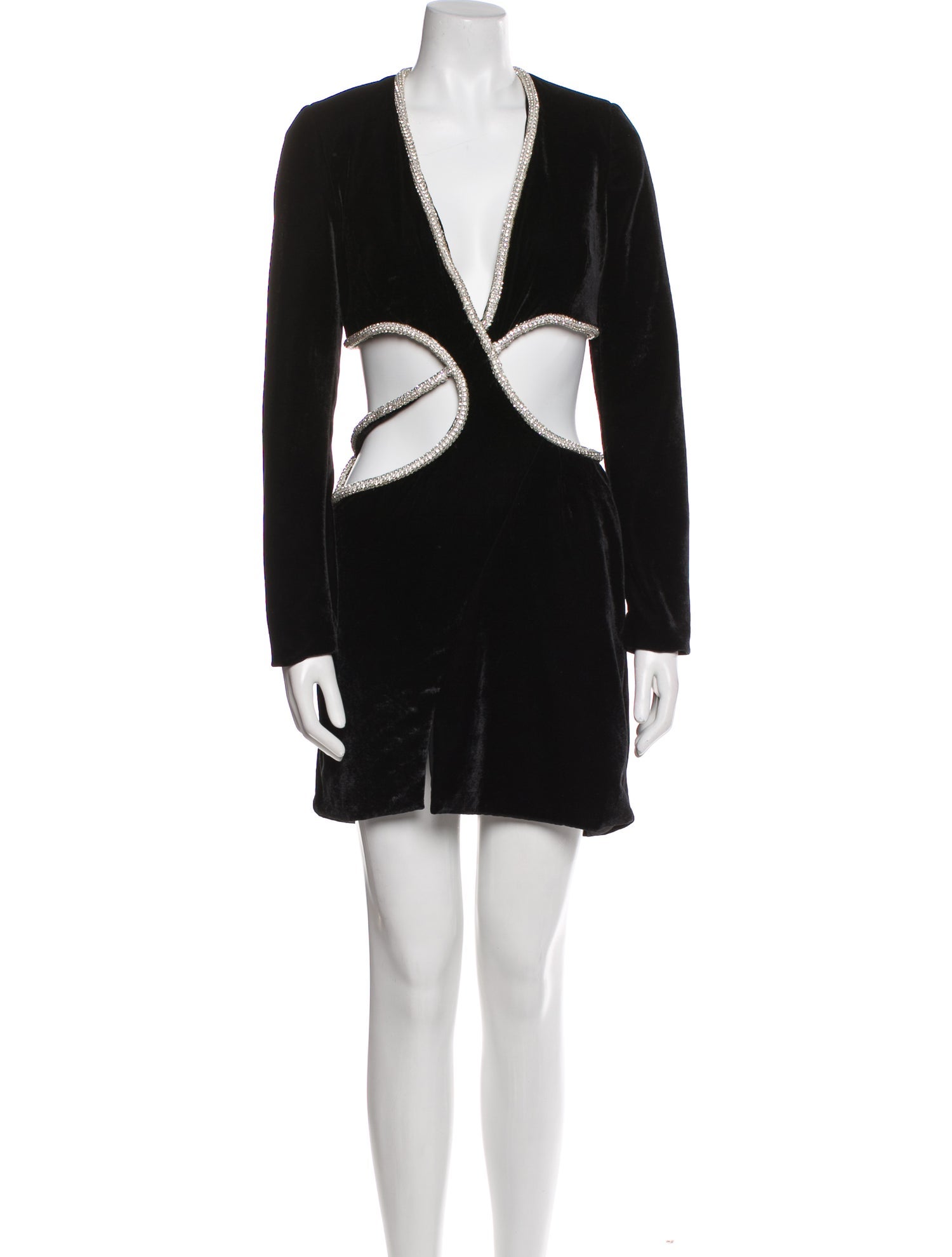 PatBO V-Neck Mini Dress