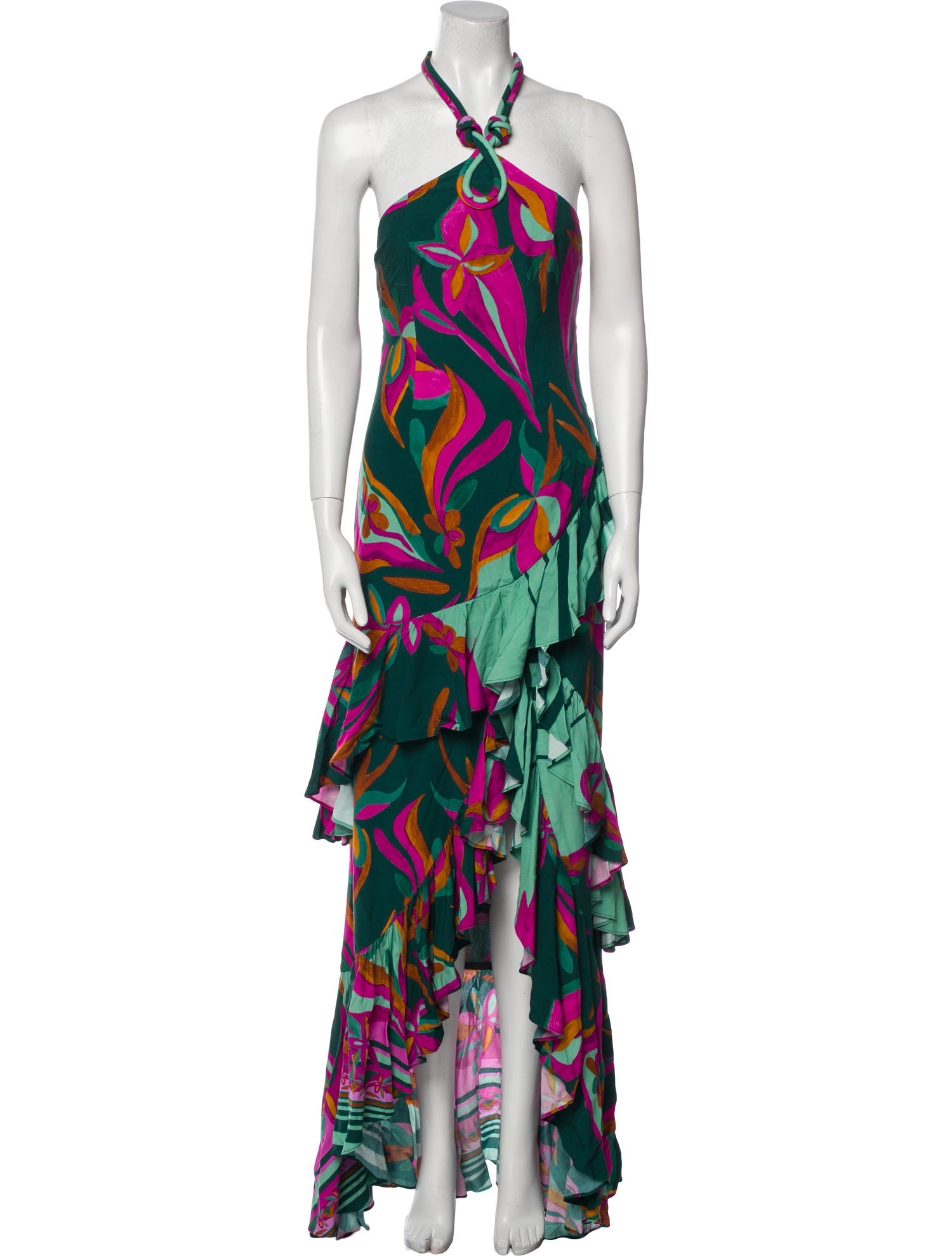 PatBO Printed Long Dress w/ Tags
