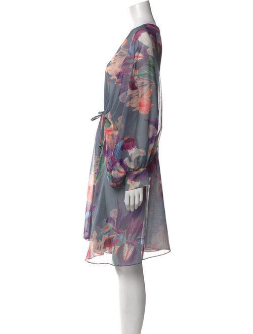 PatBO Floral Print Knee-Length Dress