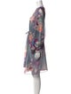 PatBO Floral Print Knee-Length Dress