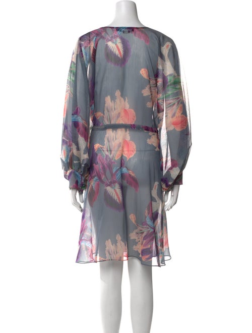 PatBO Floral Print Knee-Length Dress