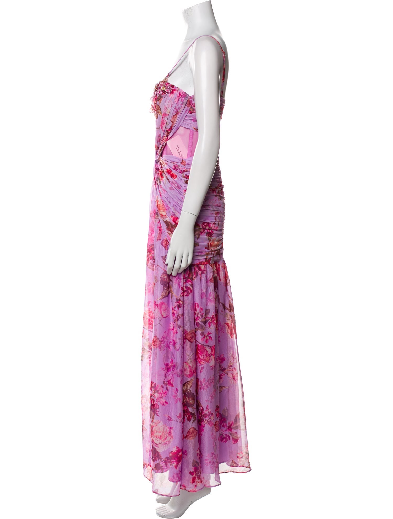 PatBO Floral Print Long Dress w/ Tags