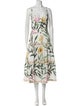PatBO Floral Print Midi Length Dress
