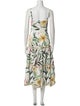 PatBO Floral Print Midi Length Dress