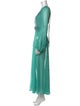 PatBO Plunge Neckline Long Dress