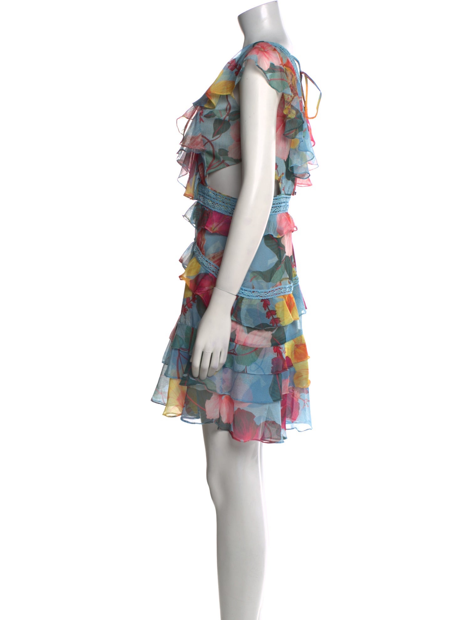 PatBO Printed Mini Dress