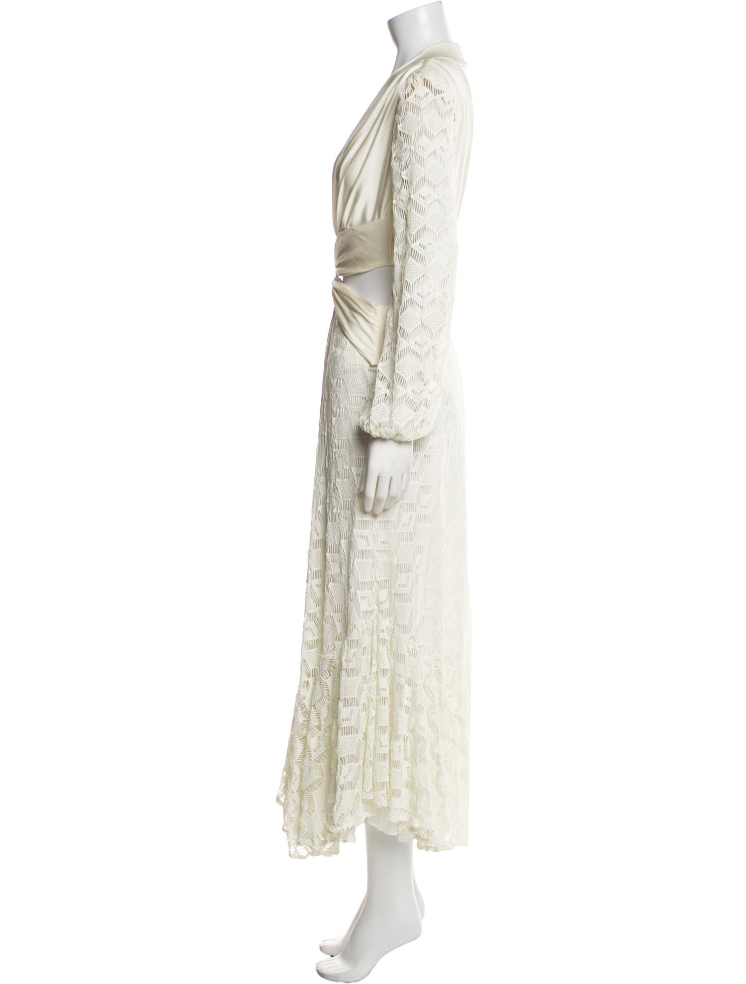 PatBO Lace Long Dress