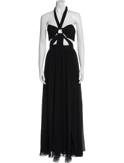 PatBO Halterneck Long Dress