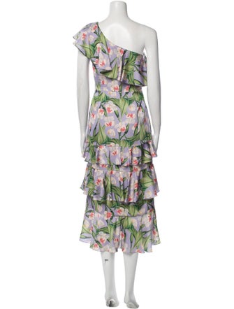 PatBO Floral Print Long Dress